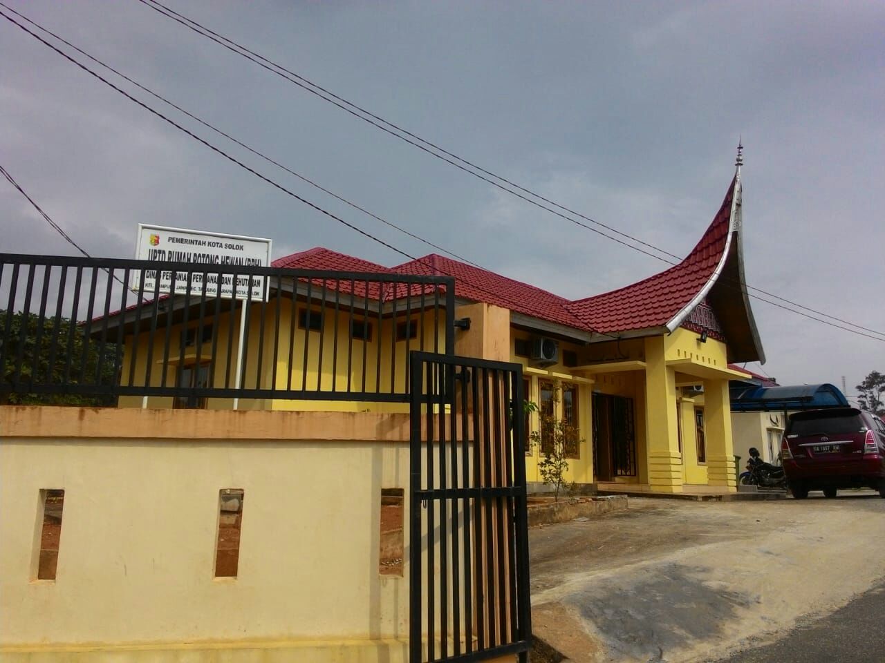 UPTD Rumah Potong Hewan pada Dinas Pertanian